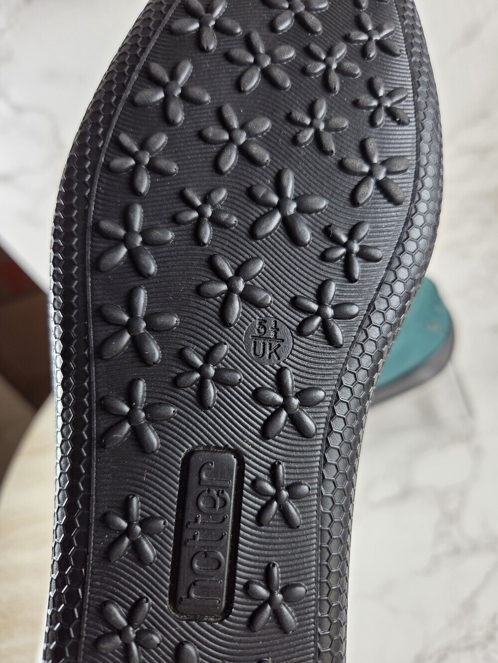 hotter Teal Nubuck Mary Jane Strap Shoes(B27) - Picture 12 of 15